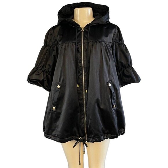 LaRok Jackets & Blazers - LaRok 2PC Set Black 1/2 Sleeve 3 In 1 Coat Pleated Girlhoodcore Jacket Vest